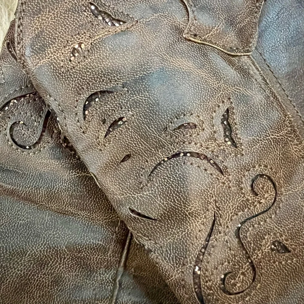 Brown Western Cowboy Boots - Picture 5 of 5